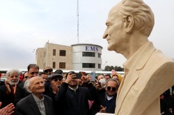 گزارش تصویری | رونمایی از سردیس «دکتر سید محمد حائری روحانی»